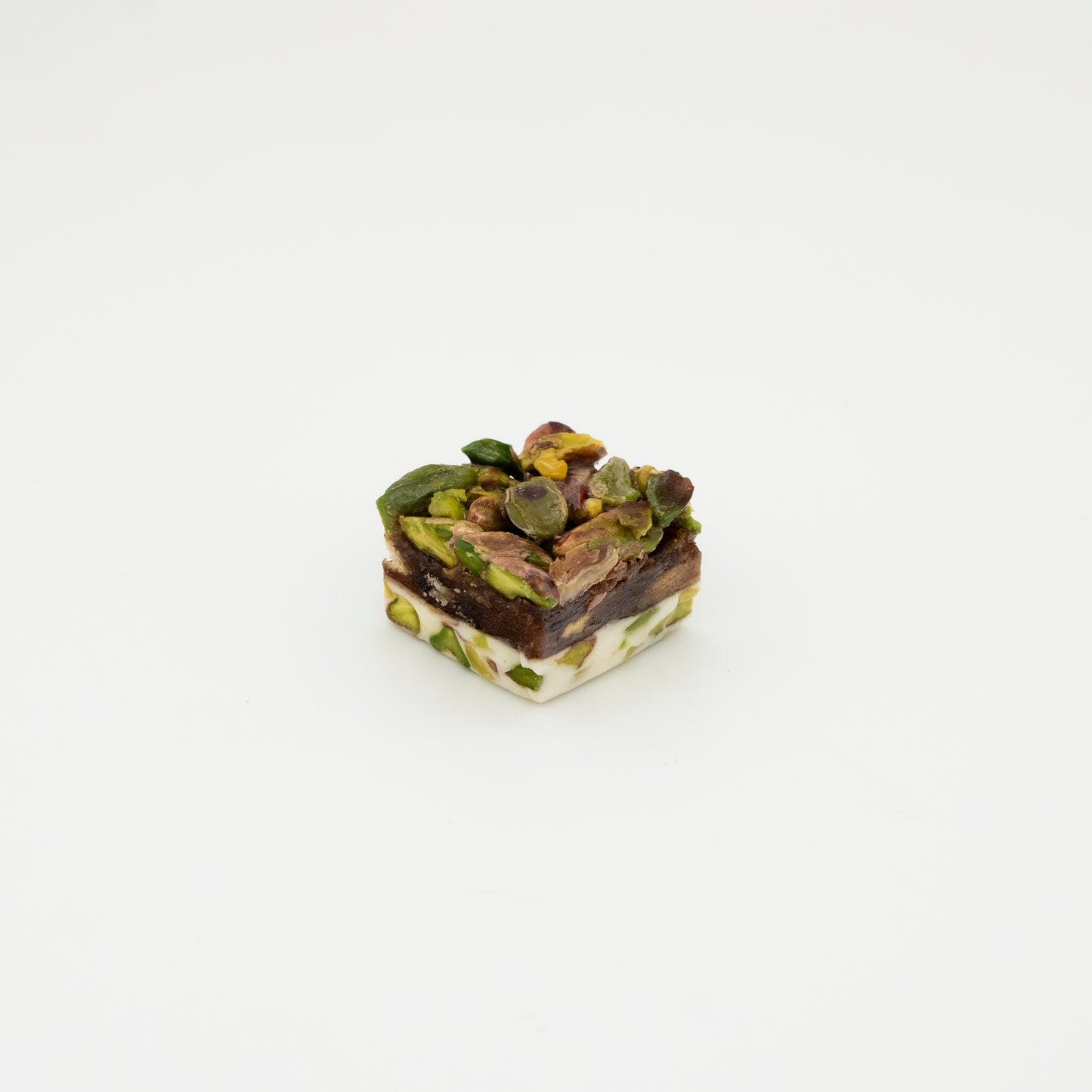 Pistachio holes with halva and date paste 