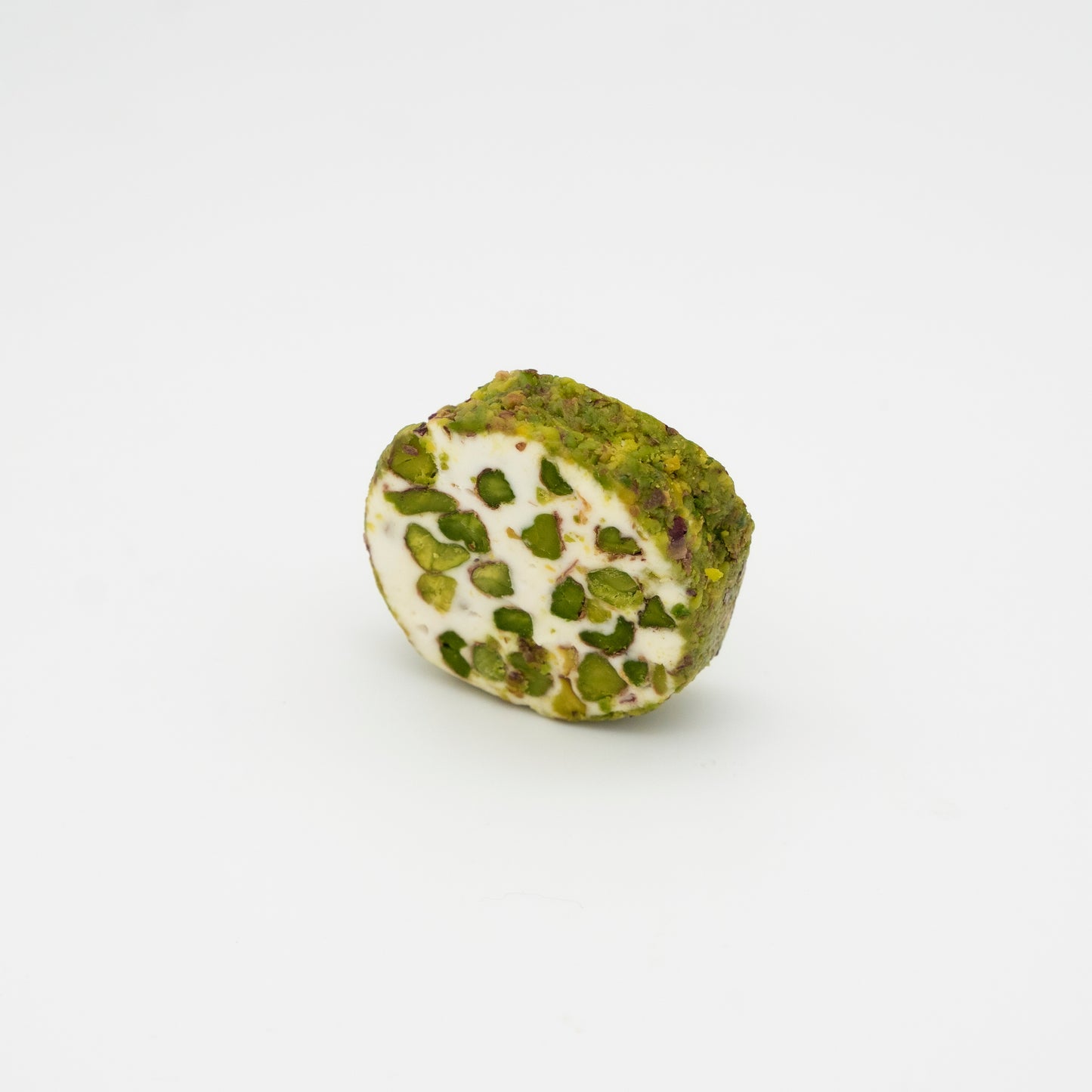Pistachio crust with pistachio and Helva filling 
