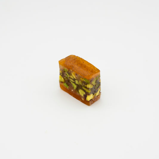 Orange with pistachio filling