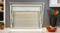 Luxury Large Wooden Rectangle Tray Set – 10 Pieces (2lb)